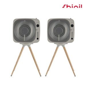 24년형 신일 에코큐브히터 더블(2대) 구성_다크그레이(SEH-FR600KA) TV상품