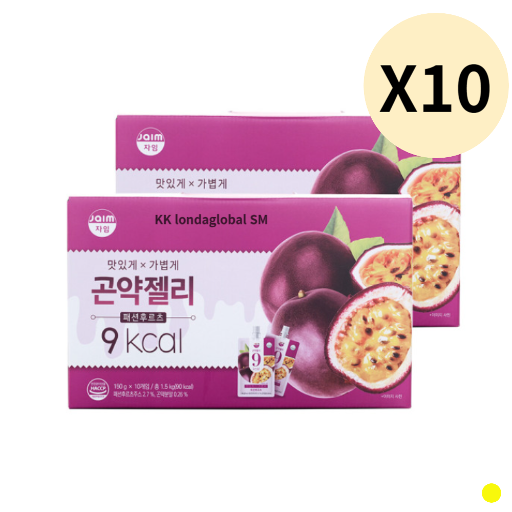 자임 곤약 젤리 패션후르츠 성분 분석