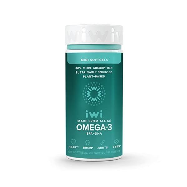Iwi Life <b>Omega</b> 3 Mini Supports a Healthy Heart Brain Development <b>Strong</b> Bones &amp; Joints and Eye Hea