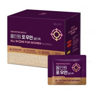 대상웰라이프 올인원 포 우먼 멀티팩 (28포)X1 /28일분 17종 기능성 성분 비타민미네랄 여성 멀티비타민