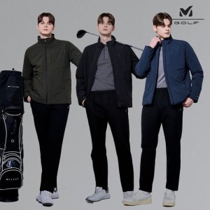 [밀레 골프][론칭가 89,000원] 24FW 남성 패딩셋업 (패딩점퍼+팬츠)