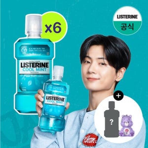 [리스테린] 쿨민트 750ml x6+(증)250ml 강한맛 랜덤 1개