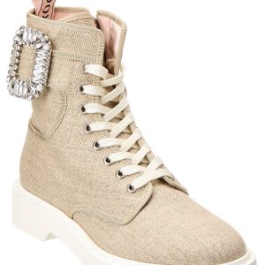 로저비비에 로고 비브 캔버스 부츠 Logo Plaque Viv Canvas Boot 1313063602