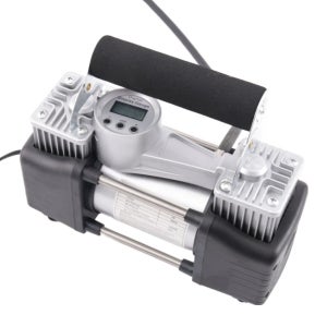 휴대용 에어컴프레셔 처량용 공기주입기 대용량 자동차 타이어 자동 에어펌프 DC12V 디지털 1개