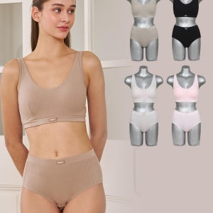 푸마 바디웨어 푸마 바디웨어 여성 레이온 골지 브라팬티 8종세트