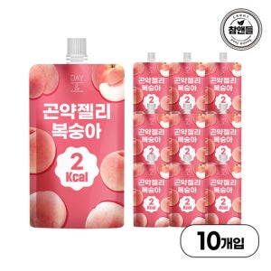 [데이앤] 2kcal 곤약젤리 복숭아 150g × 1박스(총10팩)
