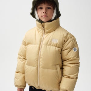 마리떼 키즈 ENFANT BASIC GOOSE DOWN PUFFER light yellow MFE44WDW102