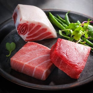 참치 중의 최고 참다랑어 3종 세트 (붉은살 뱃살 배꼽살) 600g