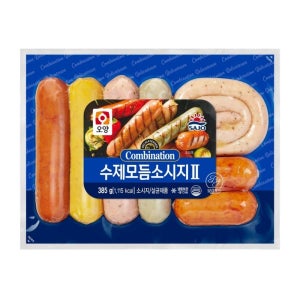 사조 오양 수제 모듬소시지 업소용 식당용수제소시지 호프집 간편안주  385g  10개