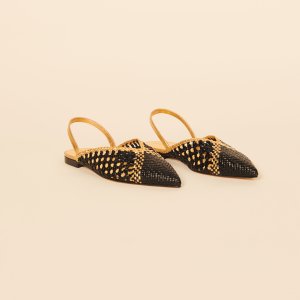 [산드로] 스트랩 발레리나 슈즈 SF22S3FSZXF11 SFACH00743