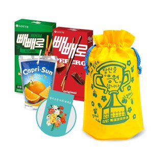 롯데웰푸드 롯데제과 트로피 빼빼카3종+응원카드 24년제조 빼빼로데이 선물세트
