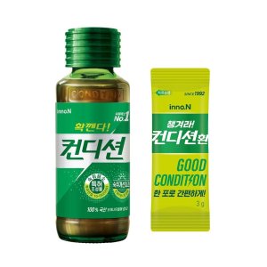 이노엔 컨디션 헛개 100ml x 10병 + 컨디션환 1개증정 / 숙취해소 숙취음료