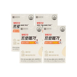 종근당건강 종근당건강 프로메가 알티지 오메가3 비타민D 430mg x 60캡슐 x 4박스 /An