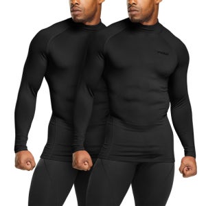 [테슬라] [2PACK]기모 히트핏 베이스레이어 터틀넥 티셔츠 5006163806