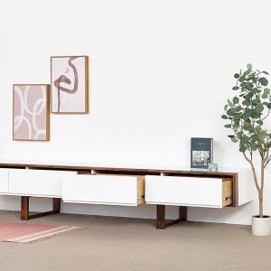 [헤리티지월넛] AY형 거실장 투톤컬러