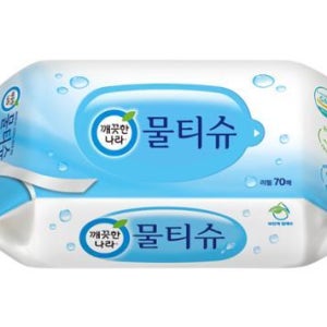 깨끗한나라 페퍼민트 물티슈 70매
