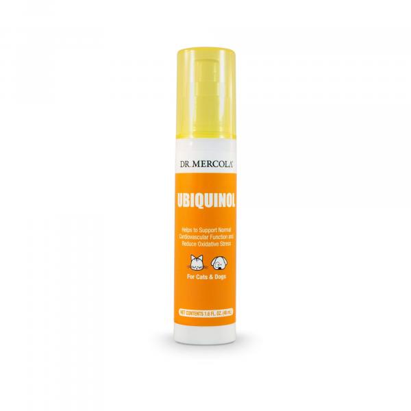 <b>Dr. Mercola</b> Ubiquinol for Pets 액상 펌프 - 1.6oz - Kaneka Ubiquinol(CoQ10): 심혈관, 면역 체계 기능 지원 및 산화 <b>스트레스</b> 감