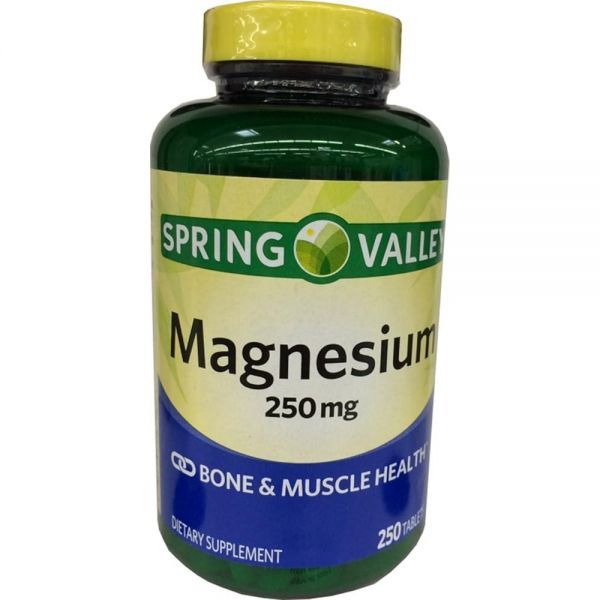 <b>Spring Valley 마그네슘</b> 뼈 근육 250 Mg Tb