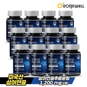로니웰 상어연골 콘드로이친 파워 1200 60정 x 12개