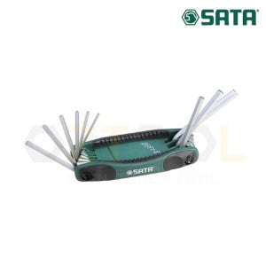 사타 접이식 별 렌치 세트 09123 8PCS