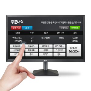 LG전자 22인치 터치 모니터 HD LED 22MN430H 터치스크린
