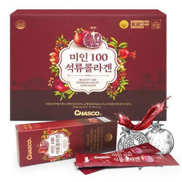 한미 미인 100 석류 <b>콜라겐</b> 32포 이너뷰티 석류농축액 <b>피쉬콜라겐</b>