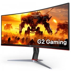 알파스캔 AOC CU34G2XP 게이밍 180 울트라와이드 WQHD 프리싱크 HDR 400 무결점