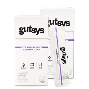 대상웰라이프 gutsys 비타 면역 젤리 (20 gX14포)X2 /28일분 면역기능성 젤리 엘더베리맛