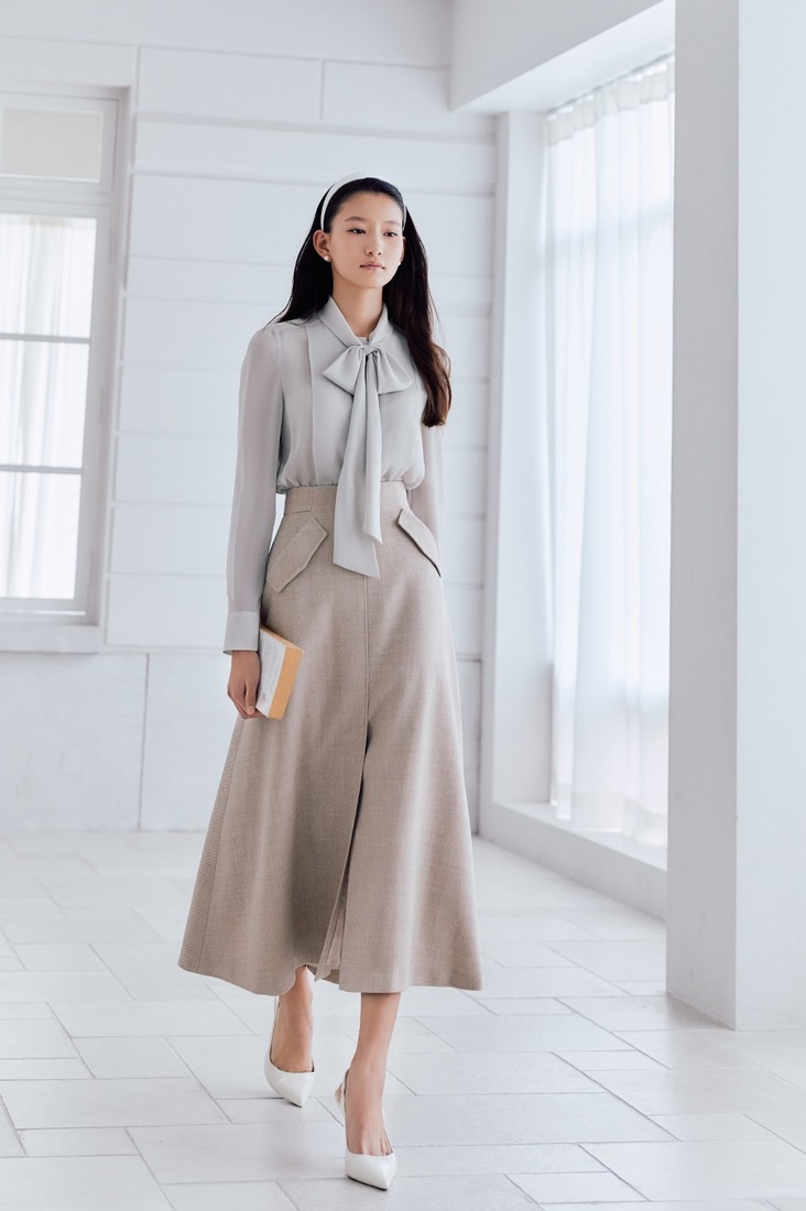 NO.23 SKIRT - BEIGE