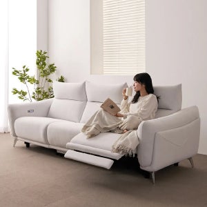 라자가구 밀란 4인 전동 리클라이너 소파