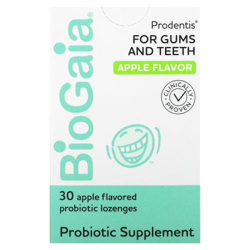 바이오가이아 프로덴티스 포 Gums Teeth 애플 30 <b>프로바이오틱스</b> 정