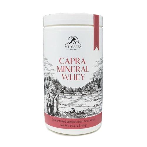 <b>헬스</b>보충제 <b>MT. CAPRA</b> SINCE 1928 <b>Capra</b> Mineral Whey 자연 식품 염소 우유 유청 바이오 이용 가능한 미네