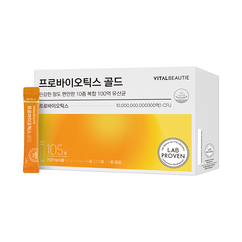 바이탈뷰티 [프리미엄 라인] <b>프로</b>바이오틱스 골드(105일)