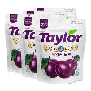 테일러푸룬 유기농 건자두 210g 5팩 무첨가 말린자두 건과일