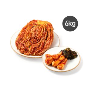 홍진경 더김치 포기김치 3kg + 총각김치 3kg