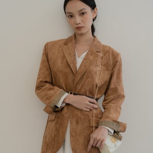 [드팜므] [24FW] CLASSIC OVERFIT SUED JACKET