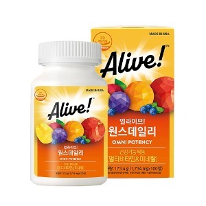 네츄럴라이프얼라이브 얼라이브 원스데일리 1724mg x 100정 2개