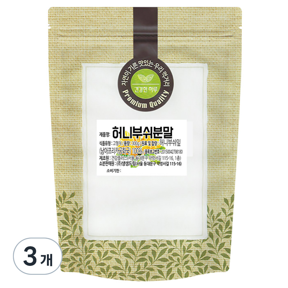 생생드림 <b>허니부쉬</b> <b>분말</b> 300g 1개입 3개