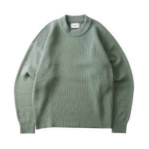 [디그레] 엔젤 울 크루넥 니트 제이드 그린 dg21fwknit001