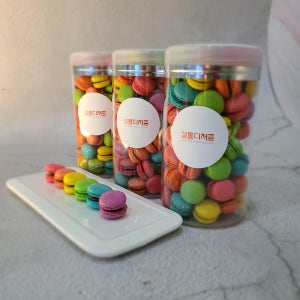 (4.23 발송) 미니마카롱 대용량 씨리얼 우유말먹, 설롱디저트
