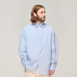 카고브로스 CARGOBROS CB PASTEL POPLIN OVER SHIRT (SORA) CB241208