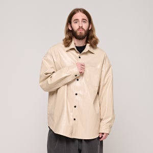 카고브로스 CARGOBROS CB VEGAN LEATHER SHIRTKET (IVORY) CB2313002