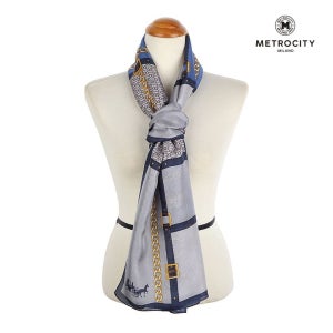 [롯데백화점] 메트로시티 대즐 실크 롱 스카프 MSFS-4026 LE1218200999