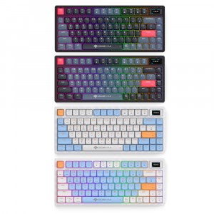 GDEVIL G712LS PLUTON 유무선 기계식 (블루화이트)