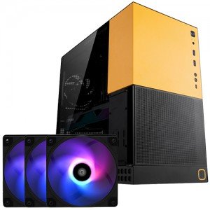 GEO메트릭퓨처 Model4 킹 아서 + Silence GI 120 ARGB (블랙 패키지)