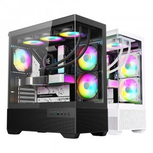 마이크로닉스 COOLMAX 멜로디 XL View (블랙)