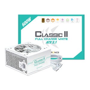 마이크로닉스 Classic II 풀체인지 600W 80PLUS브론즈 ATX3.1 화이트