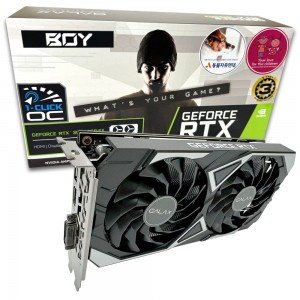 갤럭시 BOY 지포스 RTX 3050 EX BLACK D6 6GB DVI