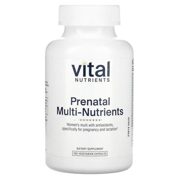 Vital Nutrients, 임산부용 종합 영양소, 베지 캡슐 180정