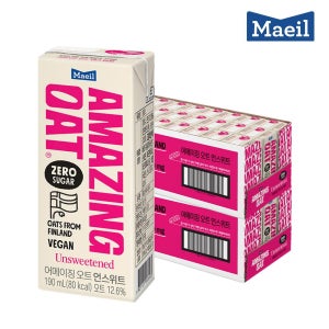 [매일유업]매일 어메이징 오트 언스위트 190ml 48팩/두유/음료/음료수
